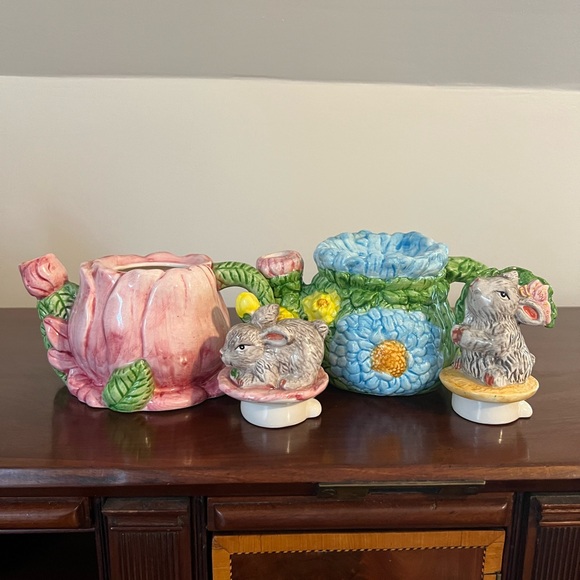 Pink Decorative Rabbit Teapot - Picture 5 of 7